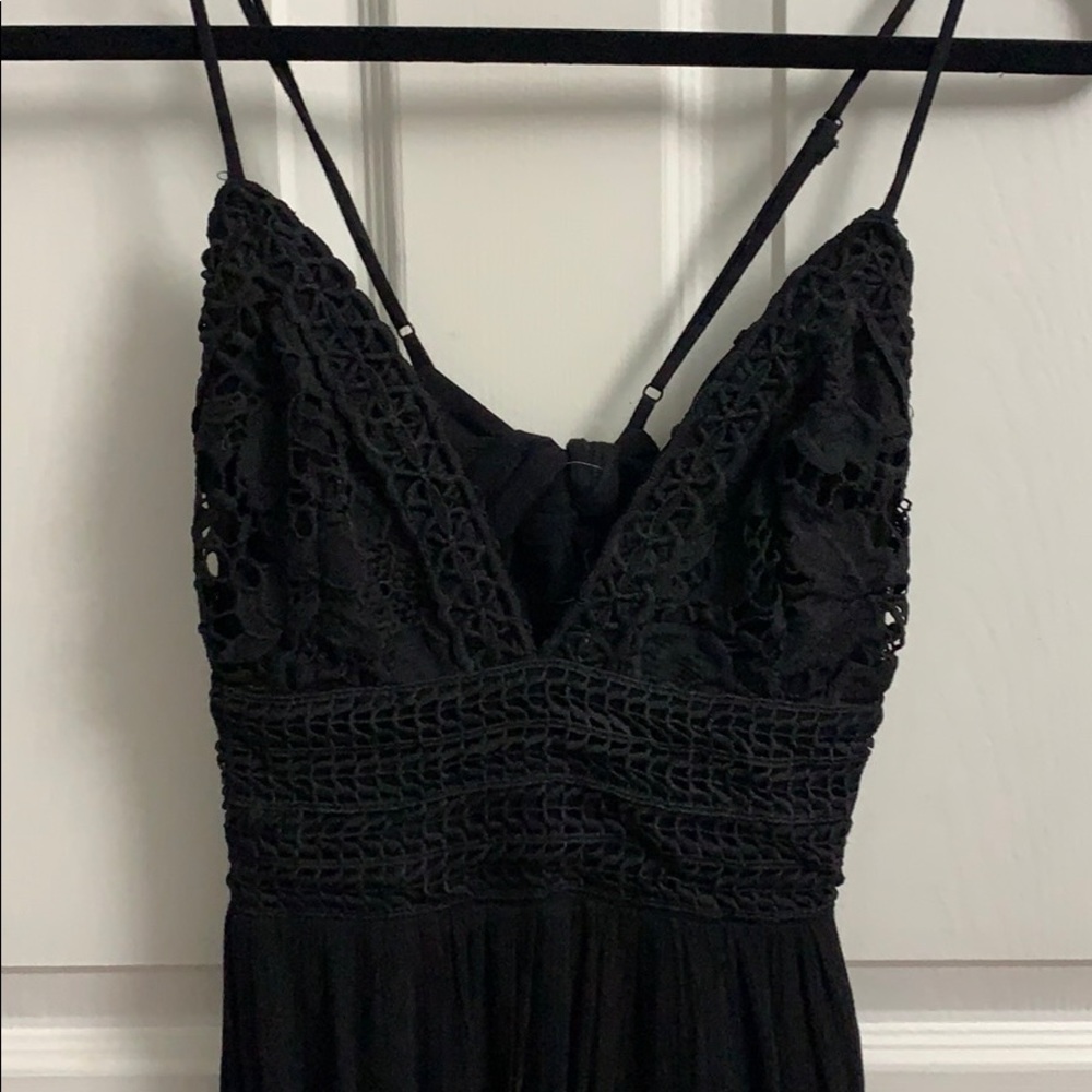 Black Lace Romper